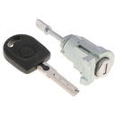 Car Left Door Lock Cylinder Barrel Key for VW Volkswagen Skoda Octavia 07-12