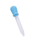 5X(5ml Clear Plastic Pipette Liquid Medicine Dropper Blue for Baby W5L2)