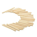 50X Large Wooden Popsicle Sticks Kids Hand Crafts Ice Lolly DIY Making Toys FT