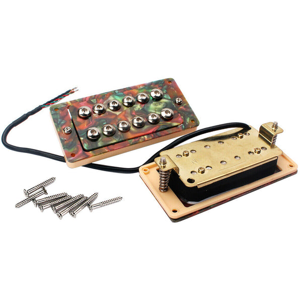 Pack of 2 Electric Guitar Neck Bridge Pickup 50mm+52mm Luthier Supply