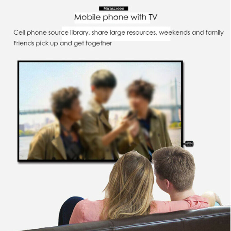 Wireless Display Adapter, 1080P Wireless HDMI Miracast Dongle Streaming