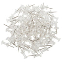 100 Pcs Push Pin Thumb Tack Clear Color 3/8inch Drawing Cork Board Office P