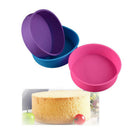 8 inch Silicone Mould Bakeware Round Cake Form Baking Pan color rando Gw