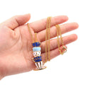 Woman Long Sweater Chain Tea Cup Pendant Necklace Enamel Charm Jewelry Gif%!