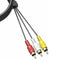 HDMI Male to 3 RCA Video Audio AV Cable Adapter For 1080P HDTV DVD cvb LGZ