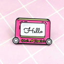 Sketch Board Pins Brooch Jacket Lapel Backpack Badge Ornaments Kids Gifts A