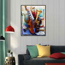 5D DIY Full Drill Diamond Painting Musical Instruments Cross Stitch Craft