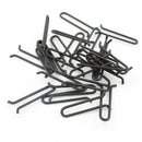 30pcs Fishing Fast Link Clip Snap Quick Connector Carp Fishing Tackle Black