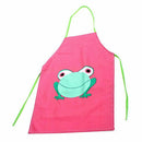Lovely Kids Children Baby Girls Cartoon Printed Waterproof Cooking Apron (P
