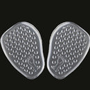 1 Pair Transparent Silicone Gel Cushion Insoles Massage Insert Half Size Pads Hn