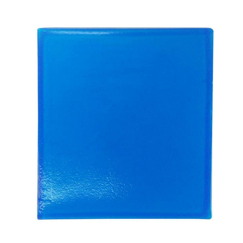 Motorcycle Seat Gel Pad Shock Absorption Mat Soft Cushion Blue (25x25x1cm)