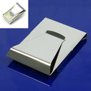 Mini Stainless Steel Double Sided Credit Card Holder Wallet ID Card Box A