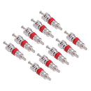 10pcs Tyre Valve Cores w/ Remover Tool for Schrader Car Bike Motorcycle