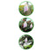 Bird Repellent Reflective Scare Discs Set of 8 Pieces, Hanging Owl Decor