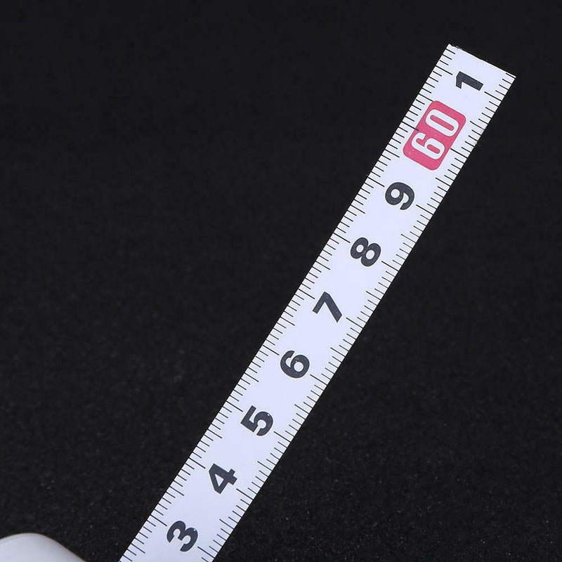 Stainless Steel Miter Track Tape Self Adhesive Metric Scale Ruler (M White)