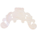 1pcs 8*8cm/3.15 inch *3.15 inch Rose Floral Oak Wood Applique Carved Corner Y5O6