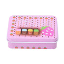 Retro Tin Small Rectangular Iron Storage Jars Jewelry Box Home Decoration G O1U7