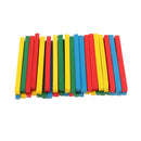 2PCS Wooden Stacking Building Blocks Colored Sticks Christmas Gift
