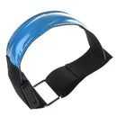 LED Safety Reflective Strap Shine Armband for Running blue