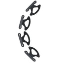 Truck 4Pcs/Set Black Metal Tie Down Hooks Bed Pickup Box Inner Explorer Sports
