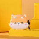 For AirPods Pro 3 Silicone Protective Cover Case Cute Dog Keychain U4P6 A3O7