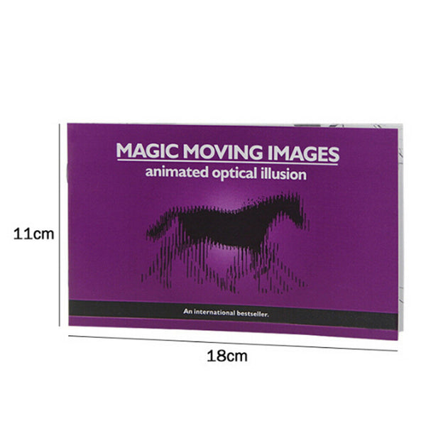 Magic moving images books kids children magic tricks props toys JR