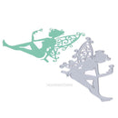 Metal Dainty Sitting Fairy Cutting Dies Stencil DIY For Scrapbooking Album Craft