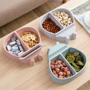 Multifunctional Tray Candy Snacks Containers Dry Fruit Melon Seeds Storage  W8Y7