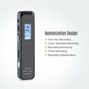 8GB Portable Digital Voice Recorder Dual-Core Noise Reduction MP3/WMA/FLAC/
