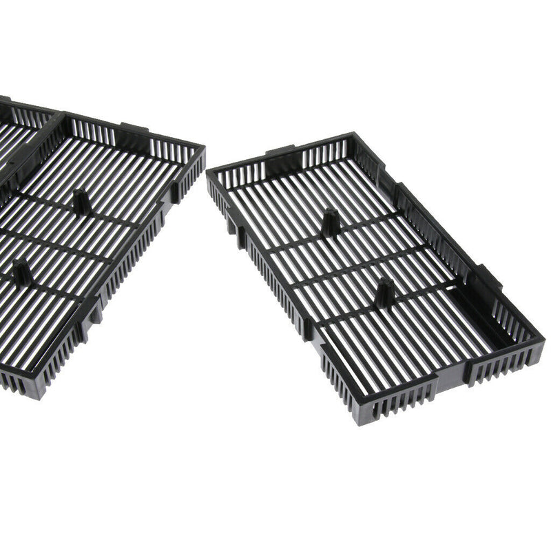 10 Pcs Aquarium Fish Tank Bottom Under Gravel Filter Board Plate Plastic Fish &
