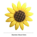 2pcs Interior Decor Car Air Freshener Perfume Vent Clip Sunflower Shape Styling