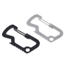 Outdoor survival multi function tool key chain bottle opener hiking buckME