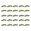 25 Packs N 1/150 E Shape Flower Beds Set for Sandtable Parking Diorama