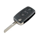 Car Remote Key Shell 3 Button Flip Folding Key Case Blank for Audi A2 A3 A4