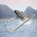 1Pcs 20/0 Large Stainless Steel Fishing Hooks Big Game Z5Z4 7731-Fish_Hook P9N9