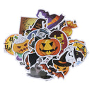 25Pcs/set Happy Halloween Christmas Stationery Stickers Waterproof PVC Stic giT+