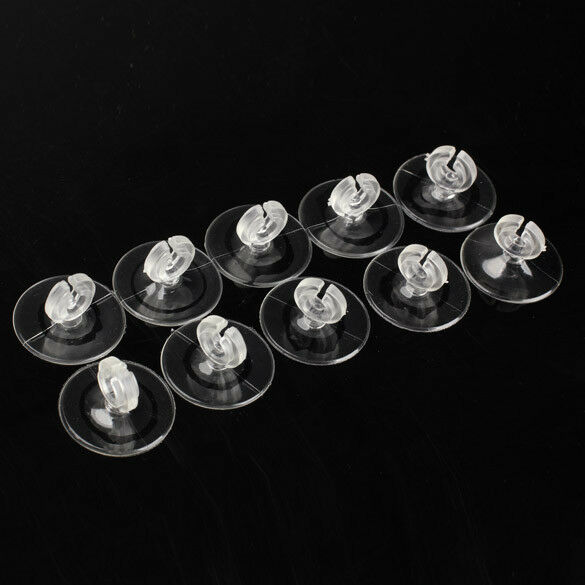 10x Aquarium Sucker Suction Cup for 4/6mm Air Line Pipe Tube Cable Wire Holder