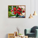 5D DIY Full Drill Diamond Painting Flowers Cross Stitch Embroidery Craft