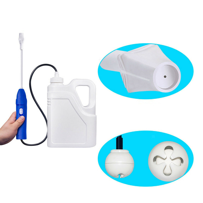 2L/60oz Portable Handheld Atomizer Nozzle Ajustable Pressure Garden Sprayer