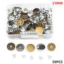 Metal Replacement Jeans Button Repair Tool Assorted Kit 17mm
