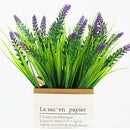 Artificial Lavender Flowers Bouquet Plant Silk Home Table Centerpieces Decors