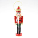 6pcs/set Mini Wooden Nutcracker Soldier Gift Christmas Party Decor 12cm