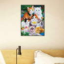 5D DIY Full Drill Diamond Painting Cross Stitch Embroidery Kit (A937 Cat)
