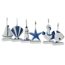 6Pcs Beach Theme Photo Memo Clip Display Place Card Holder desk Wedding Home
