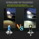 2Pcs H11 H8 H9 Car LED Headlight 24000LM 100W Kit Hi Low Beam Bulbs 6500K White