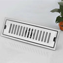 Stainless Steel Bathroom Shower Floor Long Drainage Square Shower Large Flo
