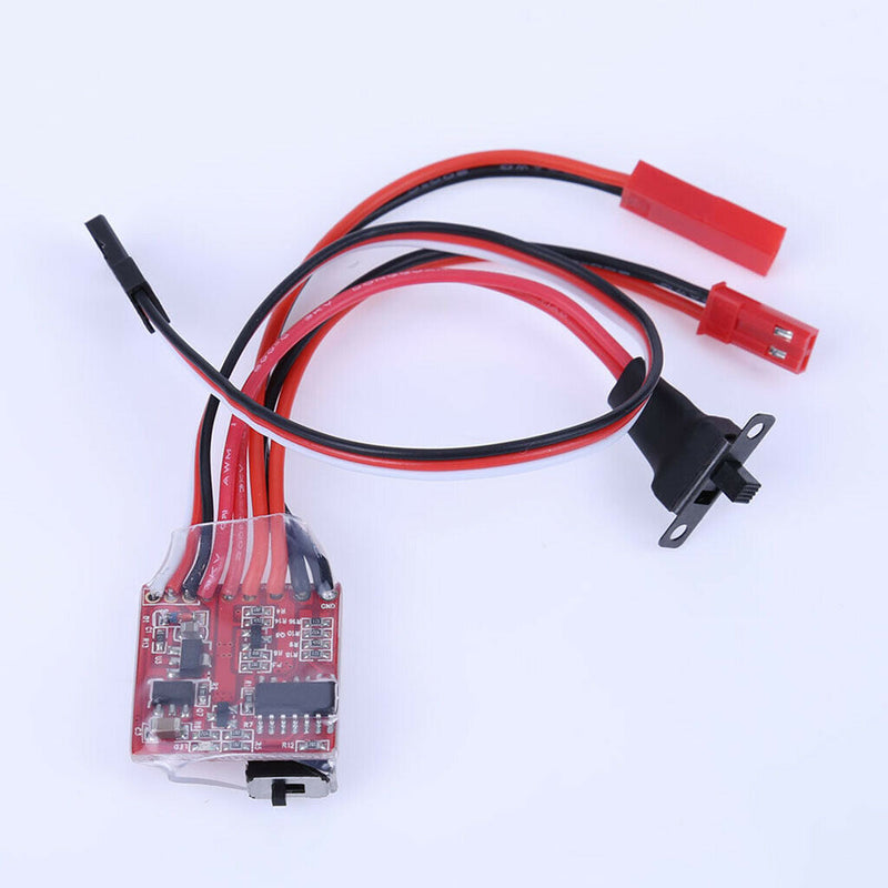 Brushed ESC 20A Li-Po 2S with Brake for RC Crawler Car Boat Tank, Can Work with