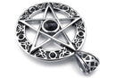 Jewelry Stainless Steel Retro Celtic Pentagram Amulet Men's pendant with 50