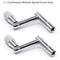6-Pack Drum Key with Continuous Motion Speed Key Universal Drum Tuning Key