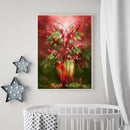 5D DIY Full Round Drill Diamond Painting Abstract Flowers Embroidery (B933)